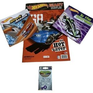 Hot Wheels Kids Coloring Book Storybook Crayola Crayons